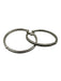 Lafonn Silver Pave Diamonds 925 Hoop Earrings Silver