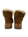 Taos Shoe Size 9 Tan & cream Leather Suede Booties Tan & cream / 9