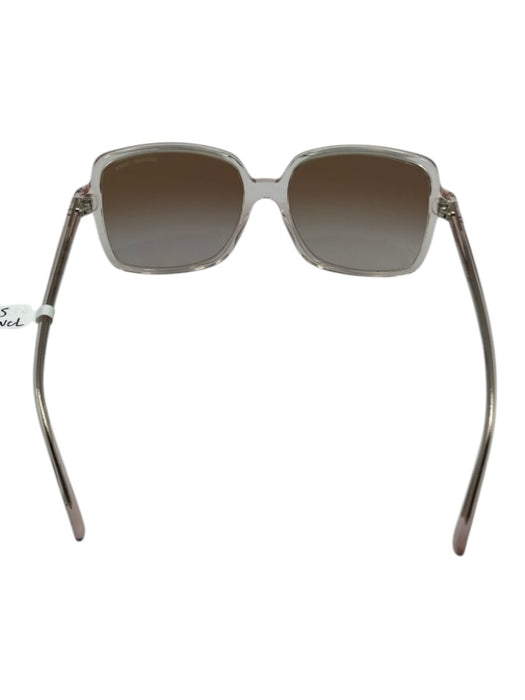 Michael Kors Light Purple Acetate Lucite Square Lens Gradient Sunglasses Light Purple