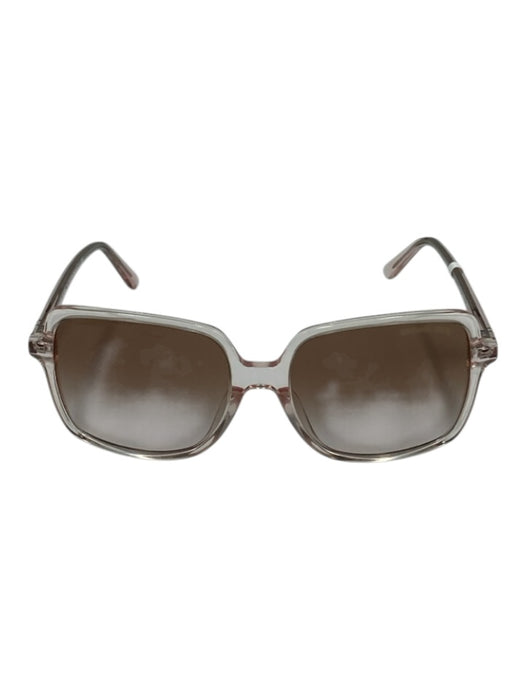 Michael Kors Light Purple Acetate Lucite Square Lens Gradient Sunglasses Light Purple