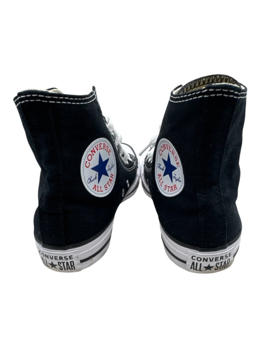 Converse Shoe Size 7 Black & White Canvas Round Toe Cap Toe Lace Up Sneakers Black & White / 7