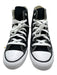 Converse Shoe Size 7 Black & White Canvas Round Toe Cap Toe Lace Up Sneakers Black & White / 7