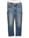 RE/DONE Size 26 Light Wash Cotton Blend High Waist Straight Leg Faded Jeans Light Wash / 26