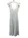 Show Me Your Mumu Size S White Linen & Rayon Ruffle Strap Square Neck Dress White / S