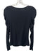 Veronica Beard Size XS Black Modal Long Sleeve Scoop Neck Gathered Top Black / XS