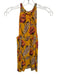 A.L.C. Size 0 Yellow, Pink, Multi Silk Sleeveless Floral Print Halter Neck Top Yellow, Pink, Multi / 0