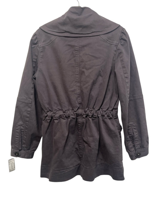 La Vie Size XS Gray Cotton & Polyester Faux Fur Lining Removable Jacket Gray / XS