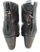 Rag & Bone Shoe Size 38 Brown Leather Round Toe Cap Toe Stack Heel Booties Brown / 38