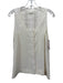 Rag & Bone Size 0 White Triacetate & Polyester Sleeveless Ribbed Button Up Top White / 0