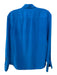 J Crew Size 0 Blue Silk Long Sleeve Button Up Top Blue / 0