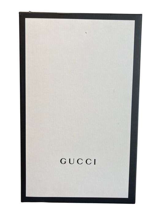 Gucci Shoe Size 36.5 White Green Red Leather Round Toe Arrow detail Shoes White Green Red / 36.5
