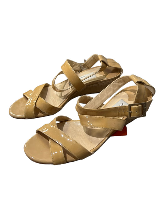Jimmy Choo Shoe Size 36 Yellow Patent Leather Strappy Open Toe Ankle Strap Shoes Yellow / 36