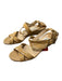 Jimmy Choo Shoe Size 36 Yellow Patent Leather Strappy Open Toe Ankle Strap Shoes Yellow / 36