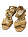Jimmy Choo Shoe Size 36 Yellow Patent Leather Strappy Open Toe Ankle Strap Shoes Yellow / 36