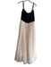 Reformation Size 12 Black & White Viscose Adjustable Spaghetti Straps Tulle Gown Black & White / 12