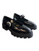 Stuart Weitzman Shoe Size 39.5 Black Leather One Strap Pearl Buckle Shoes Black / 39.5