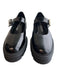Stuart Weitzman Shoe Size 39.5 Black Leather One Strap Pearl Buckle Shoes Black / 39.5