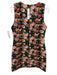Alice + Olivia Size 8 Black & Multi Cotton Blend Floral Tapestry Back Zip Dress Black & Multi / 8