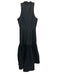 Veronica Beard Size 6 Black Polyester Sleeveless Criss Cross Front Ruffle Dress Black / 6