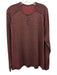 Lululemon Size L Red & Black Synthetic Heathered Athletic Long Sleeve Shirt Red & Black / L