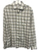 Peter Millar Size M White & Tan Cotton Plaid Button Up Men's Long Sleeve Shirt White & Tan / M