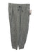 Athleta Size S Slate Gray Linen Elastic & Drawstring Waist High Waist Pants Slate Gray / S