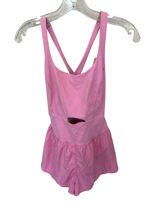 FP Movement Size XS Pink short Razor Back Athletic Romper Pink / XS