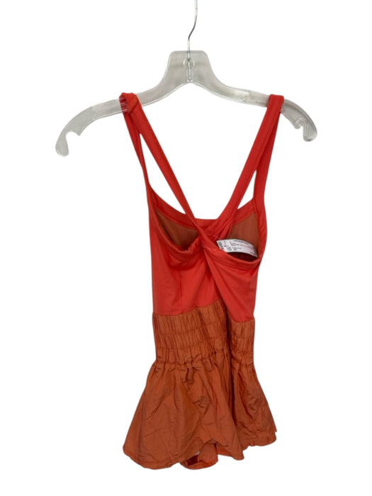 FP Movement Size XS Burnt Orange short Razor Back Athletic Romper Burnt Orange / XS