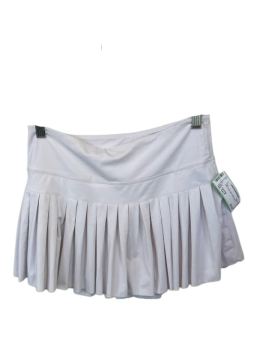 Gold Hinge Size Est S White Pleats Mini Athletic Skort White / Est S