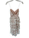 endless rose Size S White & blush Polyester Floral Crochet Lace Midi Gown White & blush / S