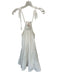 Aureum Size XS White Cotton Tie Straps Lace Detail Sleeveless Dress White / XS