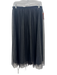 Noir Sachinbabi Size 8 Black & Cream White Nylon Sheer Layers Gathered Skirt Black & Cream White / 8
