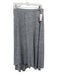 Eileen Fisher Size S Gray Linen Elastic Waist Heathered Midi Stretch Skirt Gray / S