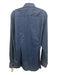 Eton NWT Size 16 Blue & White Cotton All Over Print Men's Long Sleeve Shirt Blue & White / 16