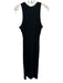Banana Republic Size S Black Rayon & Viscose Ribbed Sleeveless Dress Black / S