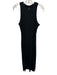 Banana Republic Size S Black Rayon & Viscose Ribbed Sleeveless Dress Black / S
