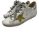 Golden Goose Shoe Size 35 White, Gold, Silver Leather Glitter Star Sneakers White, Gold, Silver / 35