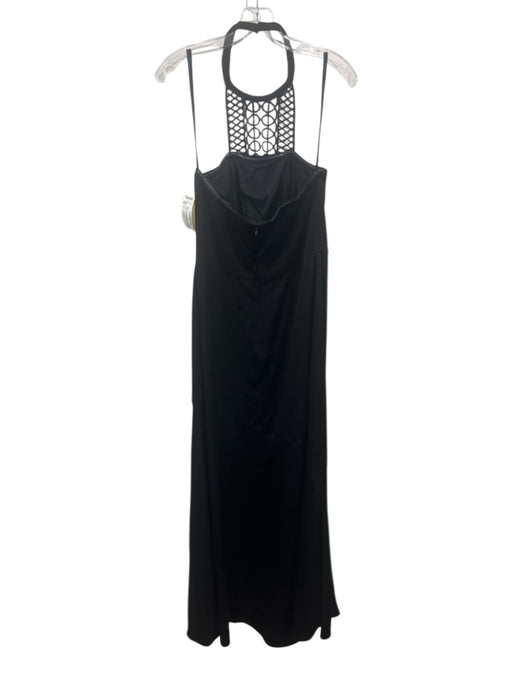 Shoshanna Midnight Size 4 Black Triacetate & Polyester Sleeveless Gown Black / 4