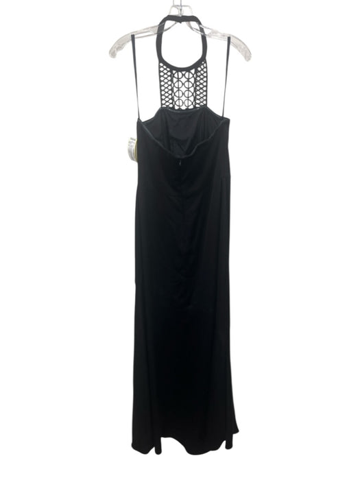Shoshanna Midnight Size 4 Black Triacetate & Polyester Sleeveless Gown Black / 4