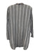 Karyn Seo Size Medium Blue, White & Peach Cotton Striped Open Front Jacket Blue, White & Peach / Medium