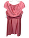 Bigio Collection Size 10 Salmon Pink Silk Chiffon Detail Sleeveless Gown Salmon Pink / 10