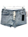 Carmar Size 27 Light Wash Cotton Mid Rise lace up Cut Off Mini Shorts Light Wash / 27