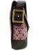 Louis Vuitton Brown, Red, Cream Canvas & Leather Buckle clasp LV Monogram Bag Brown, Red, Cream / S