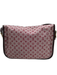 Louis Vuitton Brown, Red, Cream Canvas & Leather Buckle clasp LV Monogram Bag Brown, Red, Cream / S