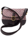 Louis Vuitton Brown, Red, Cream Canvas & Leather Buckle clasp LV Monogram Bag Brown, Red, Cream / S