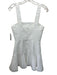 Amanda Uprichard Size XS White Polyester Sleeveless Gingham Paneled Dress White / XS