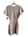 LNA Clothing Size Medium Light Peach Cotton Side Cut Out Round Neck Dress Light Peach / Medium