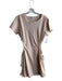 LNA Clothing Size Medium Light Peach Cotton Side Cut Out Round Neck Dress Light Peach / Medium