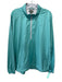 Peter Millar Size XL Teal Synthetic Solid Windbreaker Men's Long Sleeve Shirt Teal / XL