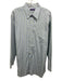 Ralph Lauren Purple Label Size Green, White & Blue Cotton Long Sleeve Shirt Green, White & Blue